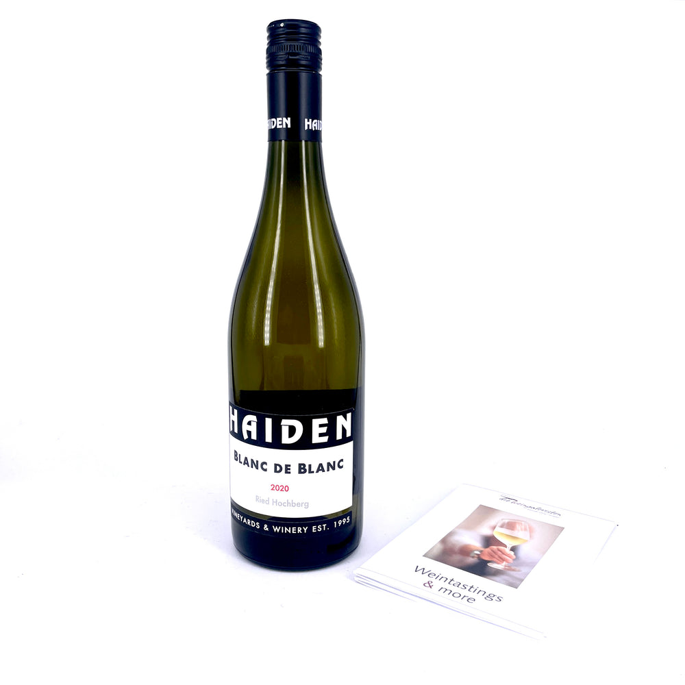 Blanc de Blanc - körperreich und mineralisch. Weingut Hannes Haiden, Burgenland
