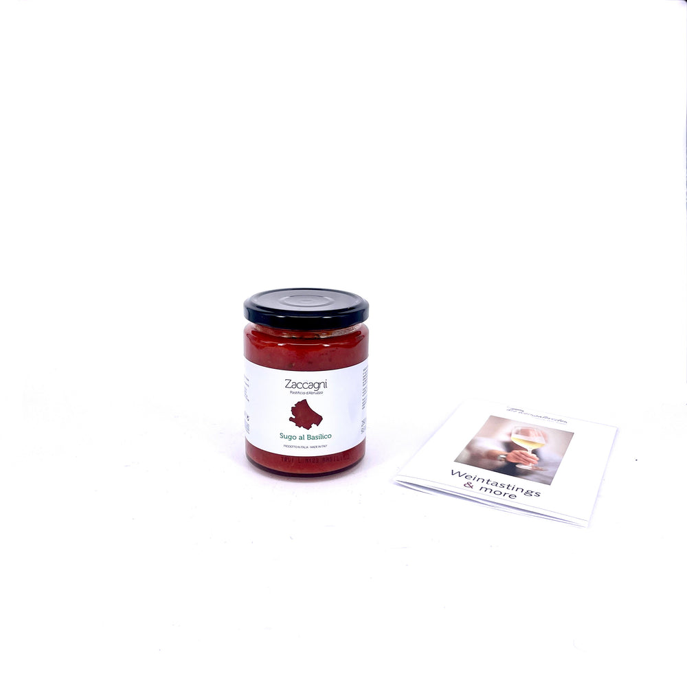Tomaten/ Basilikum Sugo - aus der Manufaktur Zaccagni